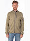 Men's Fleece Cardigan Khaki