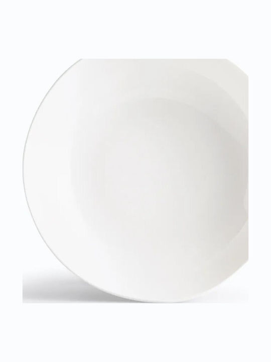 Ionia Plate Soup made of Porcelain White with Diameter 20cm 6pcs