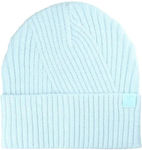 4F F569 Beanie Beanie Knitted in Light Blue color