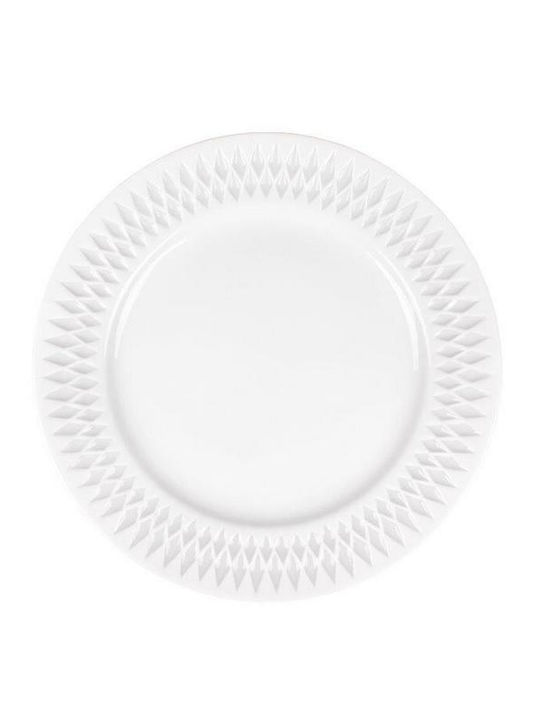 Oriana Ferelli Plate Desert made of Porcelain White 20cm 6pcs