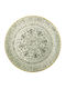 Oriana Ferelli Plate Desert made of Porcelain Beige 20cm 6pcs