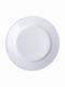Oriana Ferelli Plate Shallow made of Porcelain White with Diameter 20.5cm 6pcs