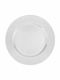 Oriana Ferelli Plate Desert made of Porcelain White with Diameter 20cm