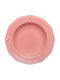 Estia Athénée Plate Soup made of Porcelain Pink with Diameter 23cm 6pcs
