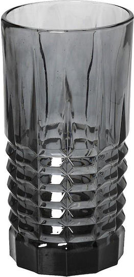 Espiel Patrick Set of Glasses Water made of Glass in Gray Color 390ml 6pcs