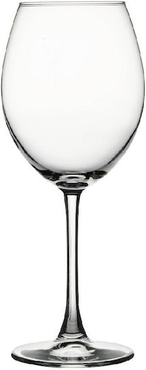 Espiel Enoteca Set of Glasses for White and Red Wine made of Glass in Red Color 6pcs