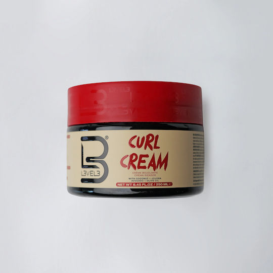 L3vel3 Anti-Frizz Hair Styling Cream for Curls 250ml