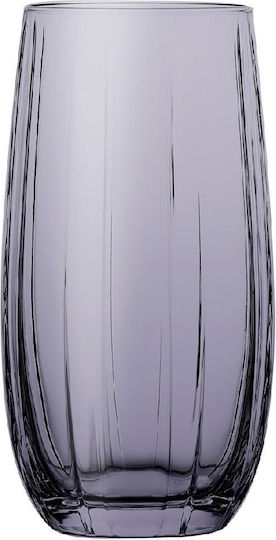 Espiel Linka Set of Glasses Water / Cocktail/Drinking made of Glass in Purple Color 500ml 6pcs