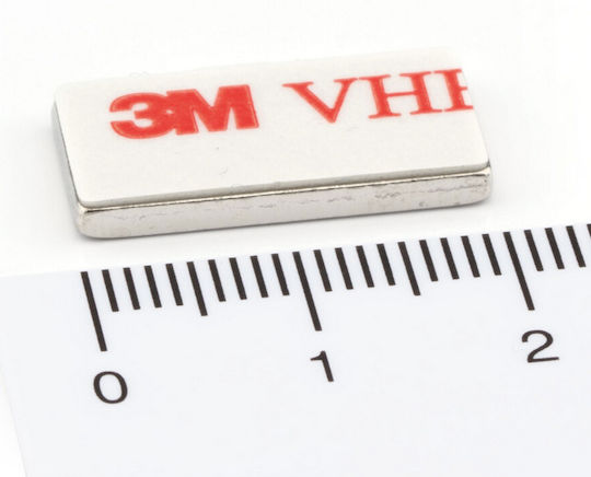 Metallic Strike Plate 20x10x2mm Galvanized Self-Adhesive
