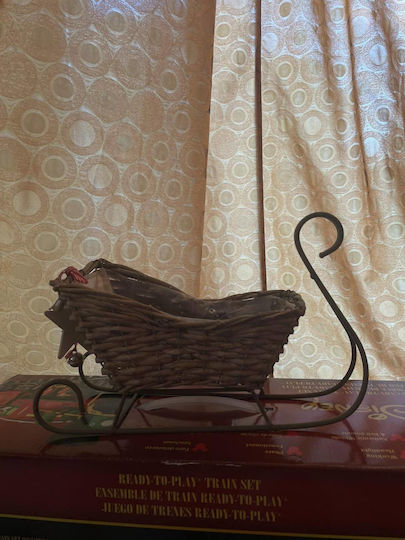 Weihnachtskorb Schlitten