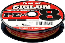Sunline Siglon Pe×8 300m Fire De Pescuit Multic...