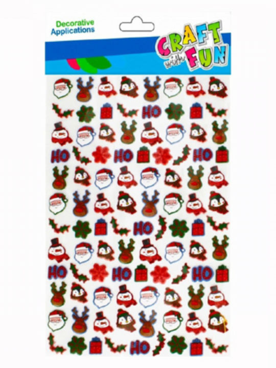Αυτοκολλητα Μιχ Σχεδια Xmas 96τμχ Craft Fun