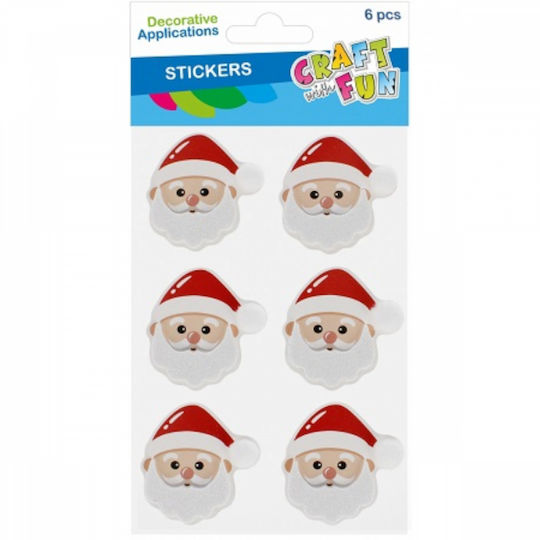 Craft Fun Santa Claus Craft Stickers