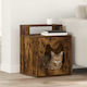 vidaxl Katzenbett Rauch Eiche 42.5 X 40 X 52.5 cm