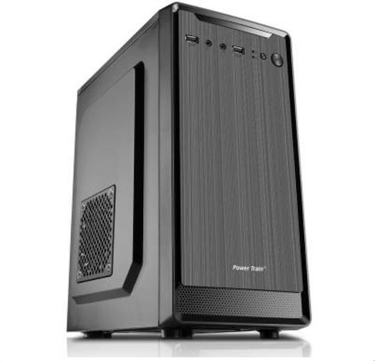 Power Train Carcasă PC Middle Tower Neagră