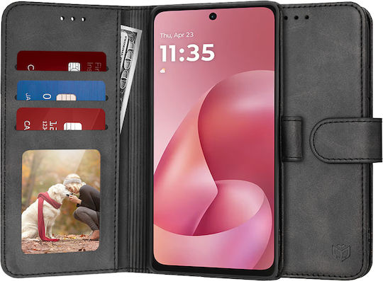 Techsuit Diary Buchen Sie Schwarz (Motorola Moto G57 Power, Motorola Moto G67 Power)