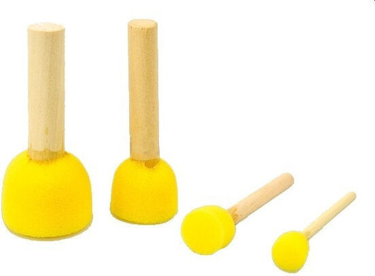 Groovy Art Brushes Decoupage 4 Pieces