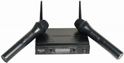 Audio Club WM20D Set Kabelloses Mikrofon Handgemacht