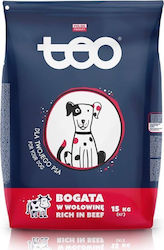 Teo 15kg Dry Food for Dogs with Beef