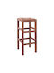 Stool Bar Wooden Walnut 37x37x80cm