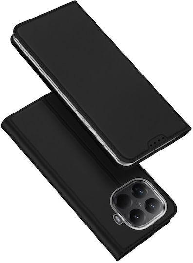 Dux Ducis Skin Pro Series Book Synthetic Leather / Silicone Black (Xiaomi 15T Pro)