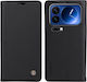 Yikatu Book Synthetic Leather / Silicone Black (Xiaomi 17 Pro)