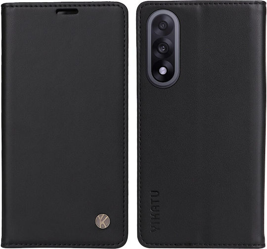 Yikatu Book Synthetic Leather / Silicone Black (OnePlus Nord 5)