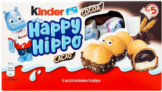 Kinder Happy Hippo Cacao Σοκολάτα Γάλακτος 103.5gr