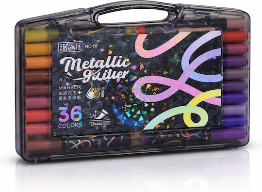 Glitter Drawing Markers Set 36pcs