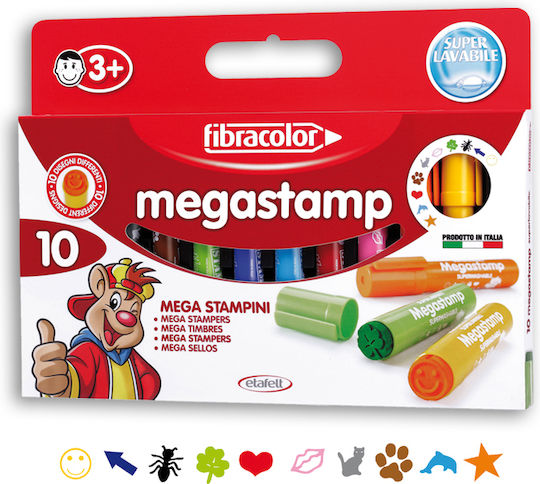 Fibracolor Drawing Markers Set 10pcs