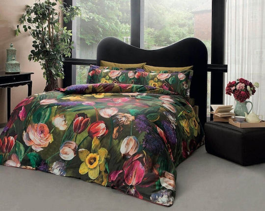Tac Set Huse Pentru Pilote 200x220cm Dublă Cu 4 Fețe De Pernă & 1 Cearșaf Seraphina