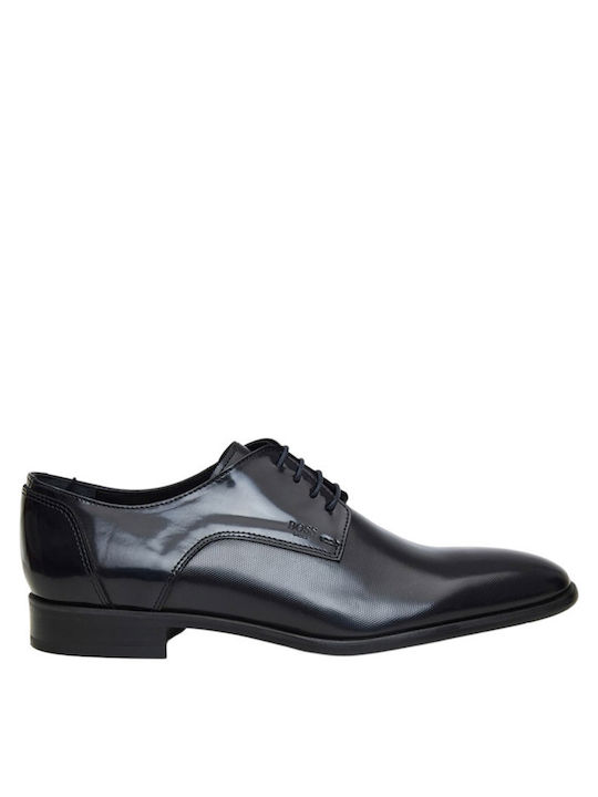 Boss Shoes Men's Leather Dress Shoes Black Point