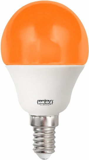 Elvhx LED-Lampen 1.8W für Fassung E14 Orange 10Stück