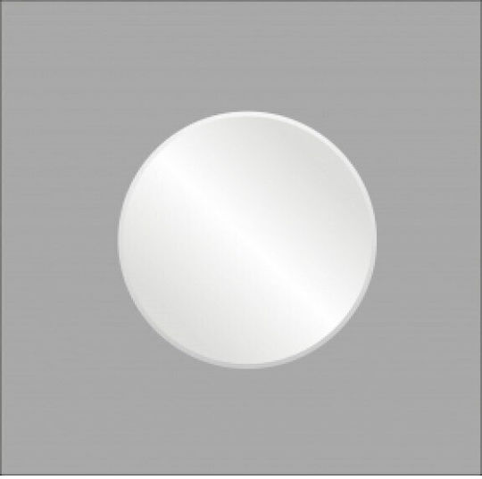 Inter Ceramic Oval Badezimmerspiegel 42x42cm