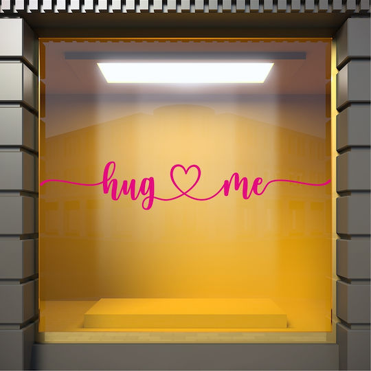 Αυτοκόλλητο Αγίου Βαλεντίνου Hug Me 120x20cm