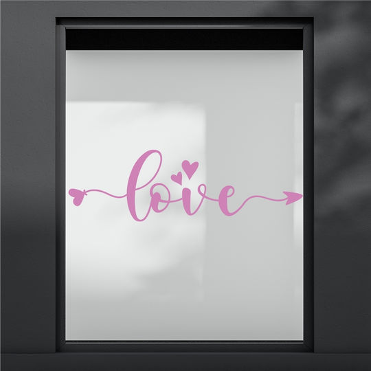 Schaufenster- und Wandsticker Valentinstag Love 120x35cm