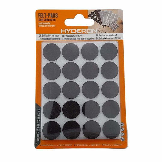 Uncle George 01.07.02-0007 Round Felts with Sticker 17mm 40pcs