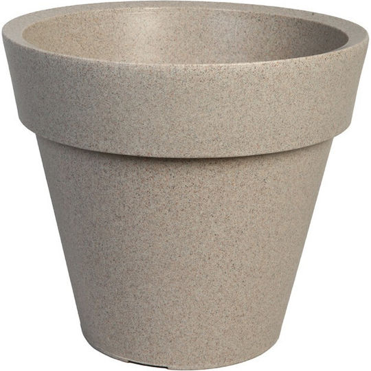 Atmosphera Atlas Leather Flower Pot Stone 100x100cm