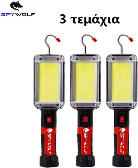 Spywolf Rechargeable Work Light with Extension Cord LED with Brightness up to 6000lm