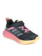 Fortarun Fortarun 4.0 Kids Sports Shoes Running with Hoop & Loop Closure Black