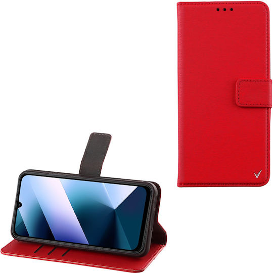 Volte-Tel Allure Magnet Книга Изкуствена кожа / Силикон Червен (Xiaomi Poco C85, Redmi 15C 4G)