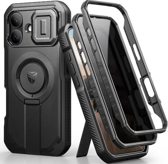 Dexnor 360 Vollschutz Metallisch Schwarz (iPhone 17)