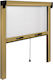 Maurer Mosquito Net Window Screw Mount Vertical Movement Fiberglass with Frame 160x80cm
