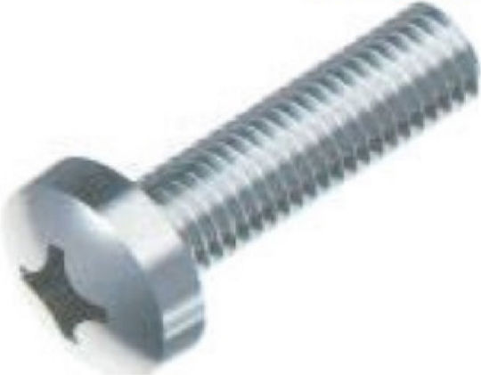 Maschinenschraube Inox mit Länge 5mm 10Stück Trapezförmig