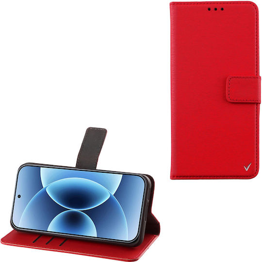 Volte-Tel Книга Изкуствена кожа / Силикон Червен (Xiaomi 17)