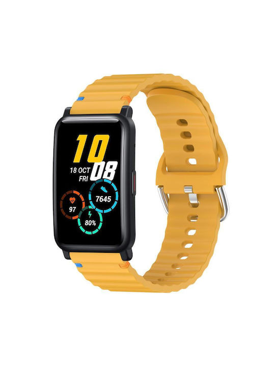 Armband Silikon Gelb (Honor Magic Watch 2)