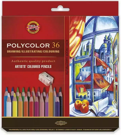 Koh-i-noor Polycolor 3835 Buntstifte 36 Farben