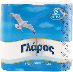 Glaros Toilettenpapier 2 Lagen 8 Packungen