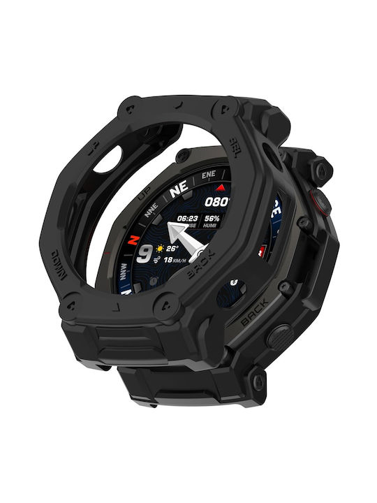 Silikonhülle in Schwarz Farbe für Amazfit T-Rex 3 Pro Silikonhülle in Schwarz Farbe für Amazfit T-Rex 3 Pro