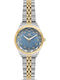 Ferro Men's Watch Battery with Silver Metal Bracelet